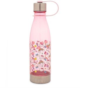 Sanrio Hello Kitty Pastel Star Plastic Water Bottle With Leak-Resistant Lid
